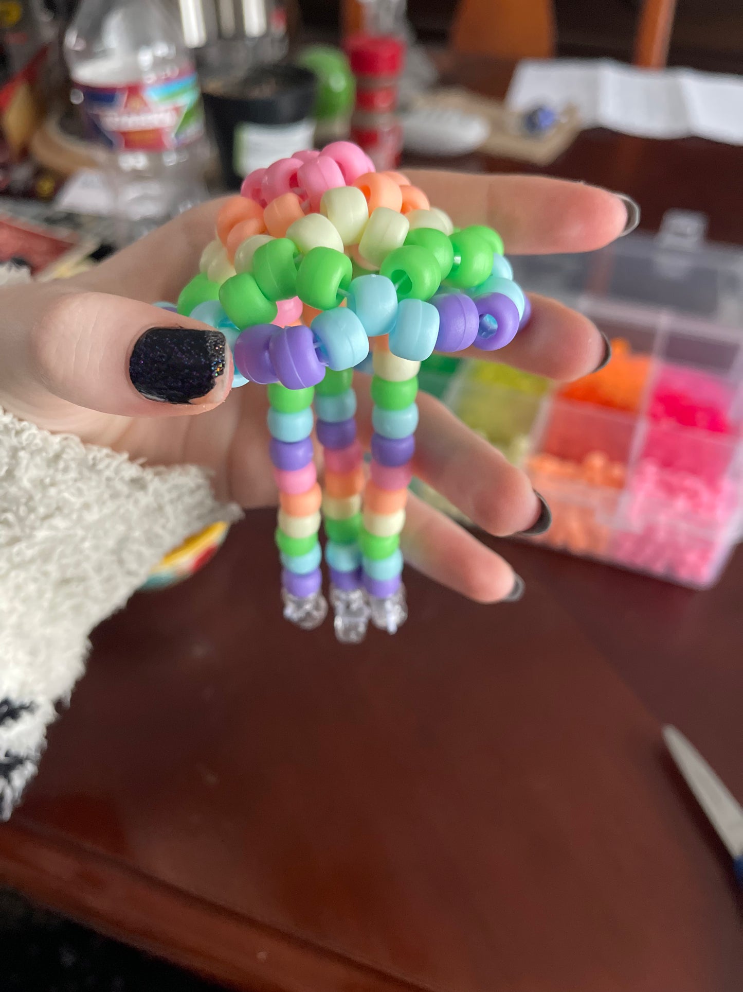 Kandi Jellyfish - Rainbow, Pride, Monochrome