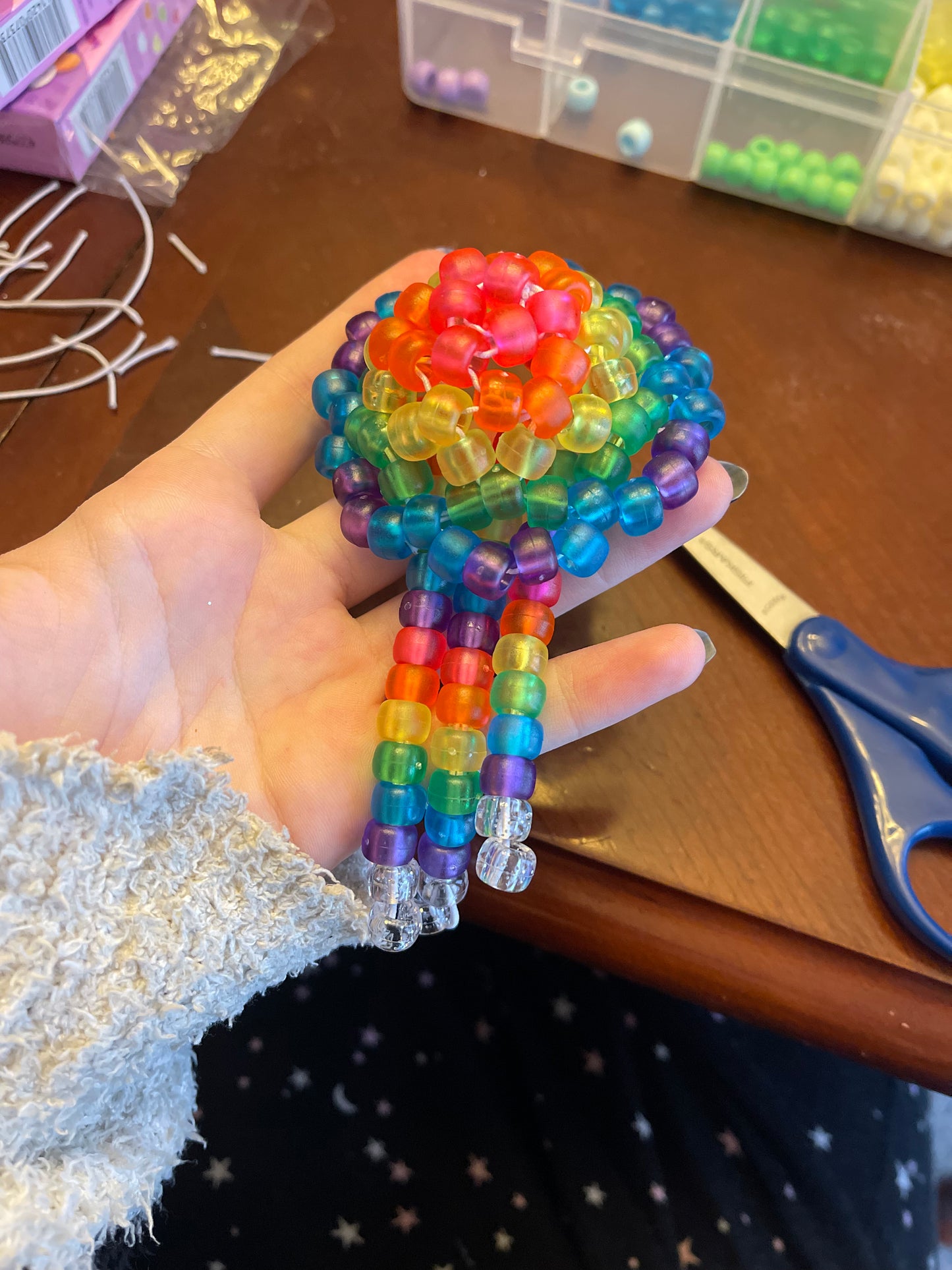 Kandi Jellyfish - Rainbow, Pride, Monochrome