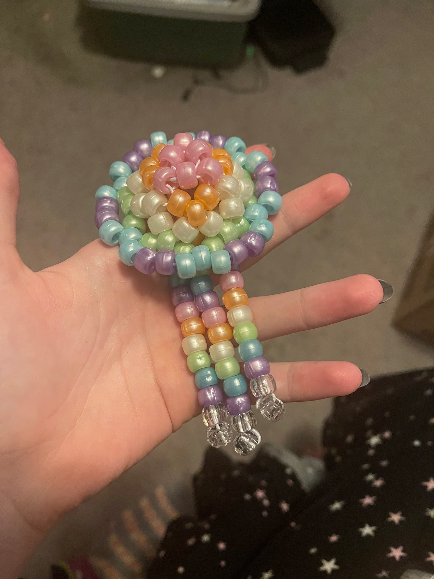 Kandi Jellyfish - Rainbow, Pride, Monochrome