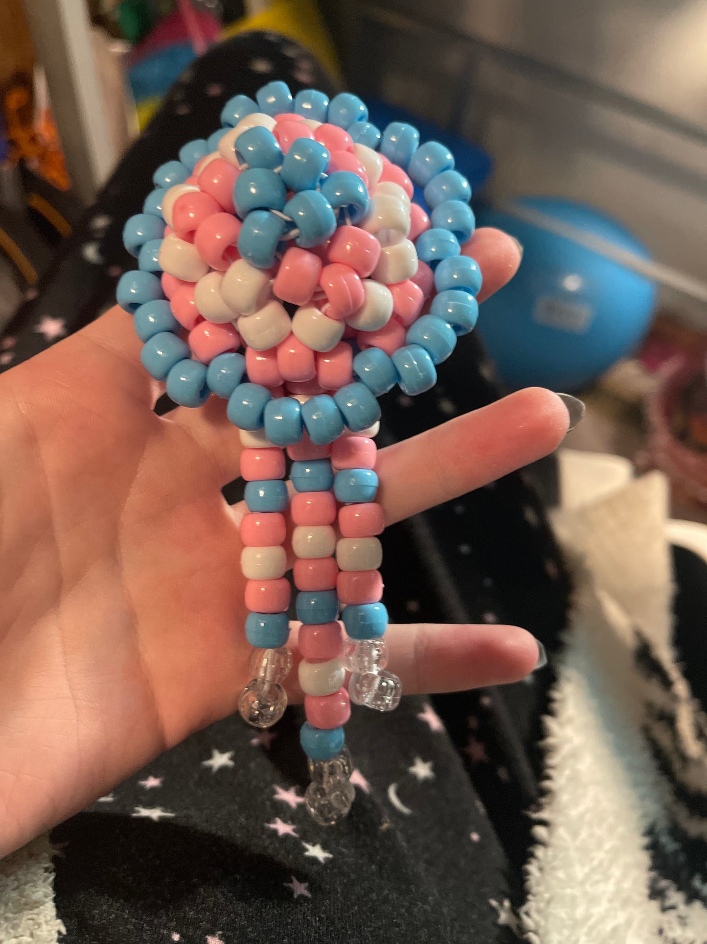 Kandi Jellyfish - Rainbow, Pride, Monochrome