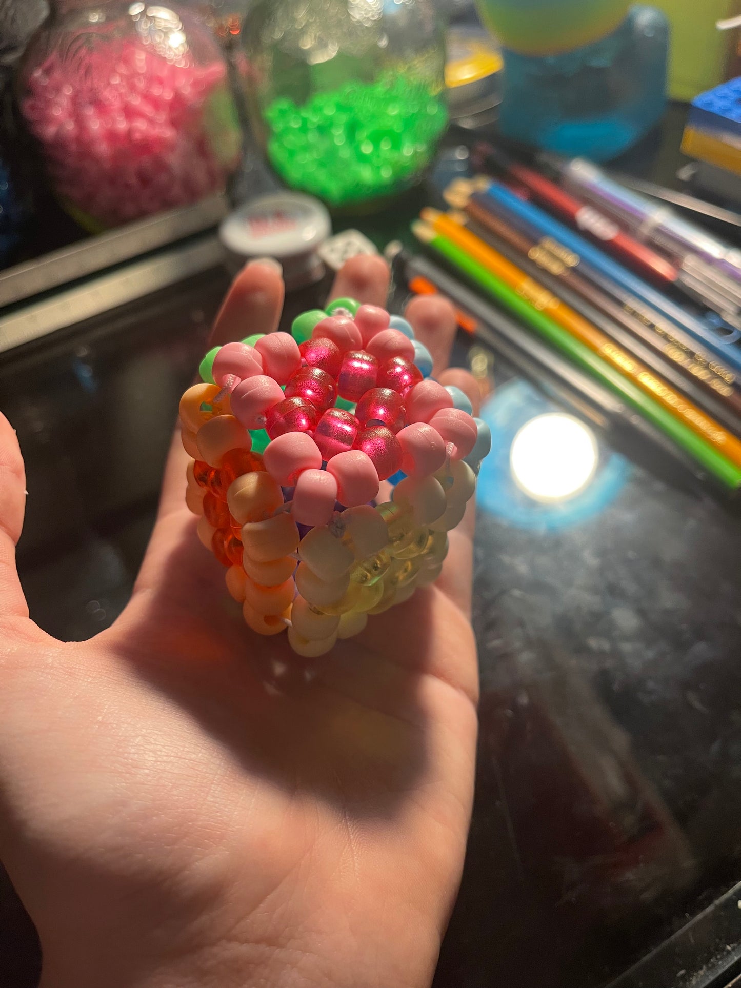 Rainbow Kandi Cubes
