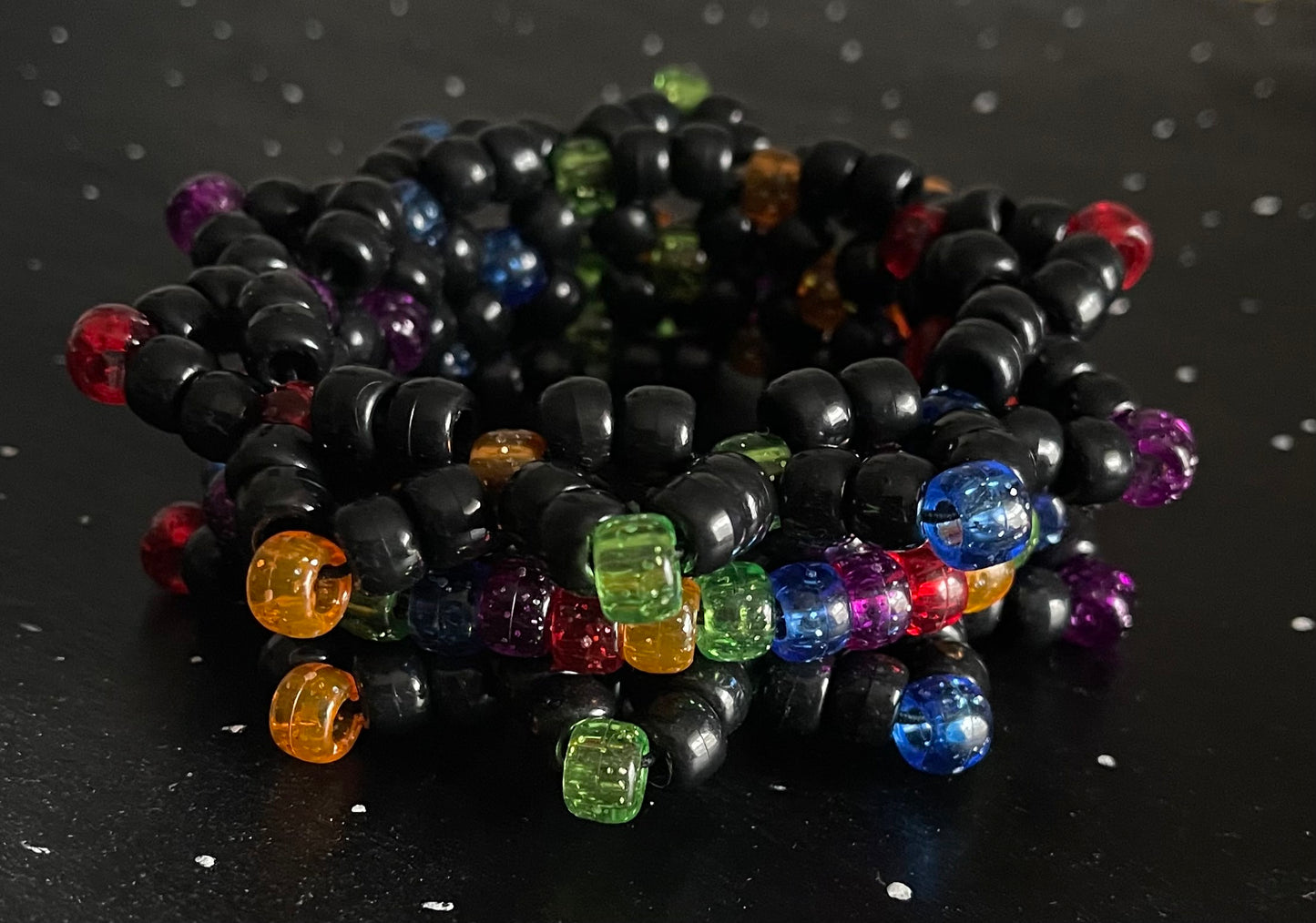 Black and Rainbow Mini Rotator