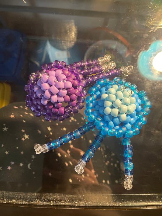 Kandi Jellyfish - Rainbow, Pride, Monochrome