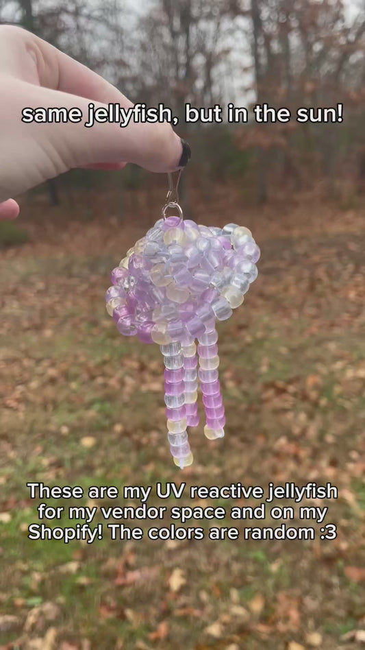 UV Reactive Set - Jellyfish and Bracelet