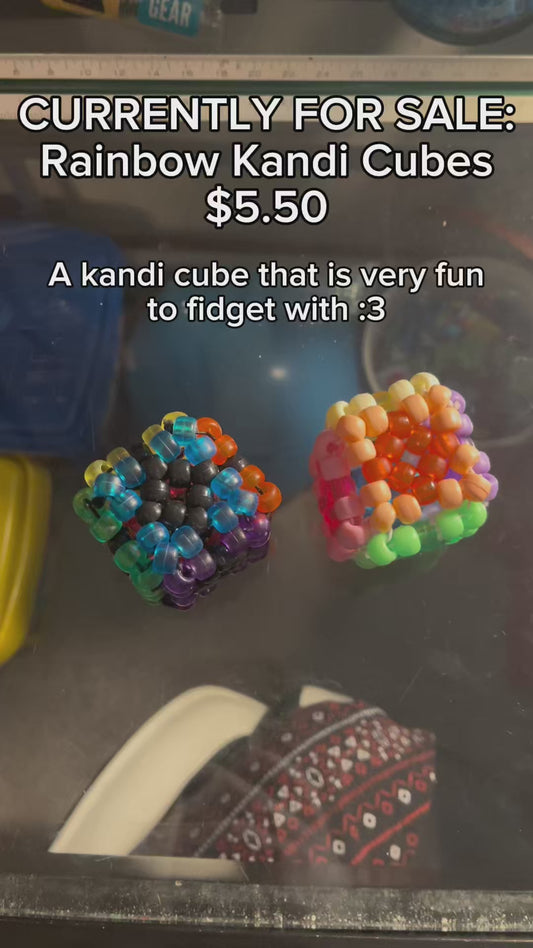 Rainbow Kandi Cubes